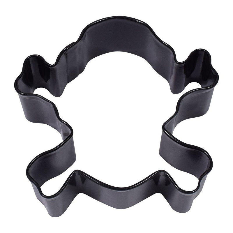 RM Rm Skull And Crossbones Cookie Cutter 9cm Black 