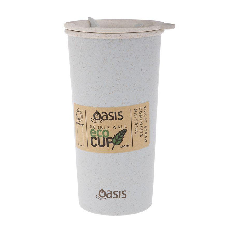 OASIS Oasis Double Wall Eco Cup 3 Asst Colours 