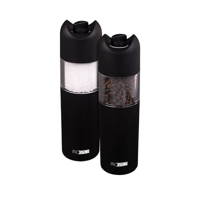 PROSPICE Prospice Horizon Gravity Battery Operated Salt And Pepper Mill Set Black #2406BK - happyinmart.com.au