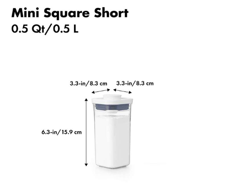 OXO Oxo Good Grips Pop Mini Square Short 