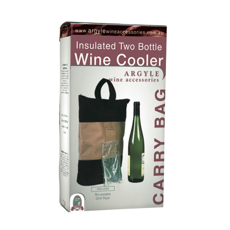 ARGYLE Argyle 2 Bottle Insulated Wine Carry Bag 