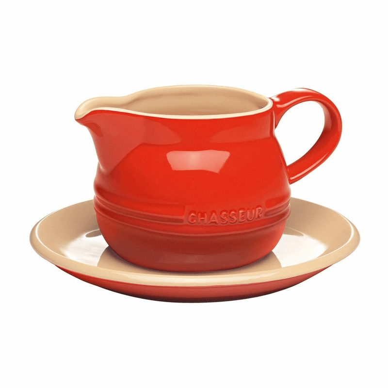 CHASSEUR Chasseur Gravy Boat 450ml With Saucer Red 