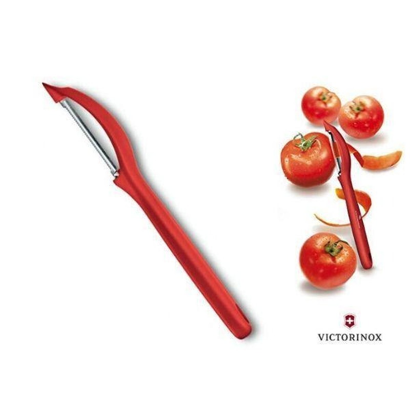 Victorinox Universal Peeler Serrated Double Edge Red 