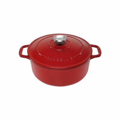 CHASSEUR Chasseur Round French Oven Federation Red #19615 - happyinmart.com.au