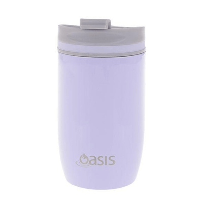 OASIS Oasis Stainless Steel Double Wall Insulated Travel Cup Lilac #8913LC - happyinmart.com.au