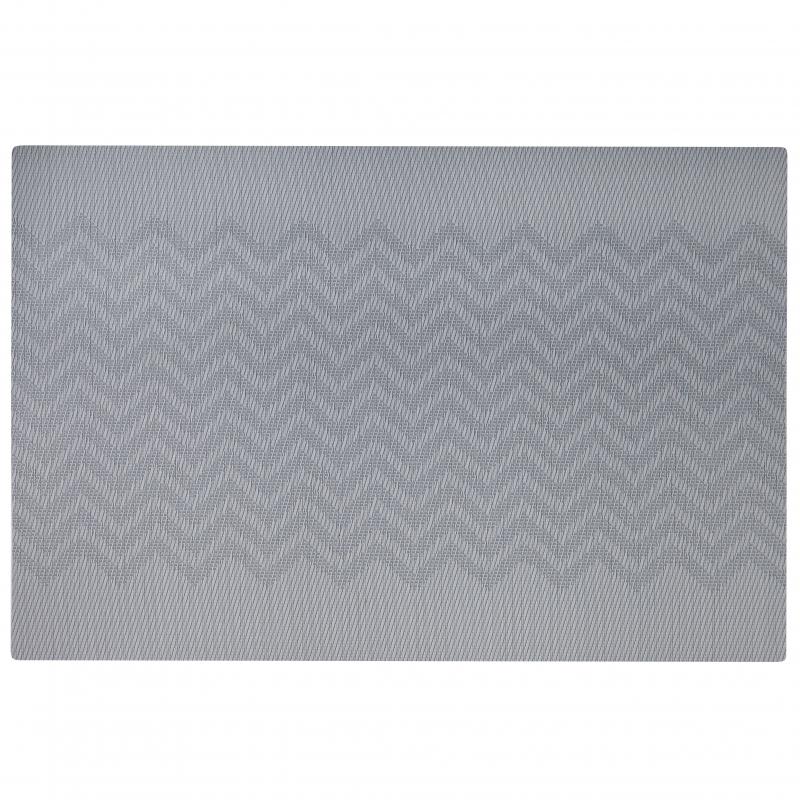Wilkie Brothers Chevron Placemat Grey 