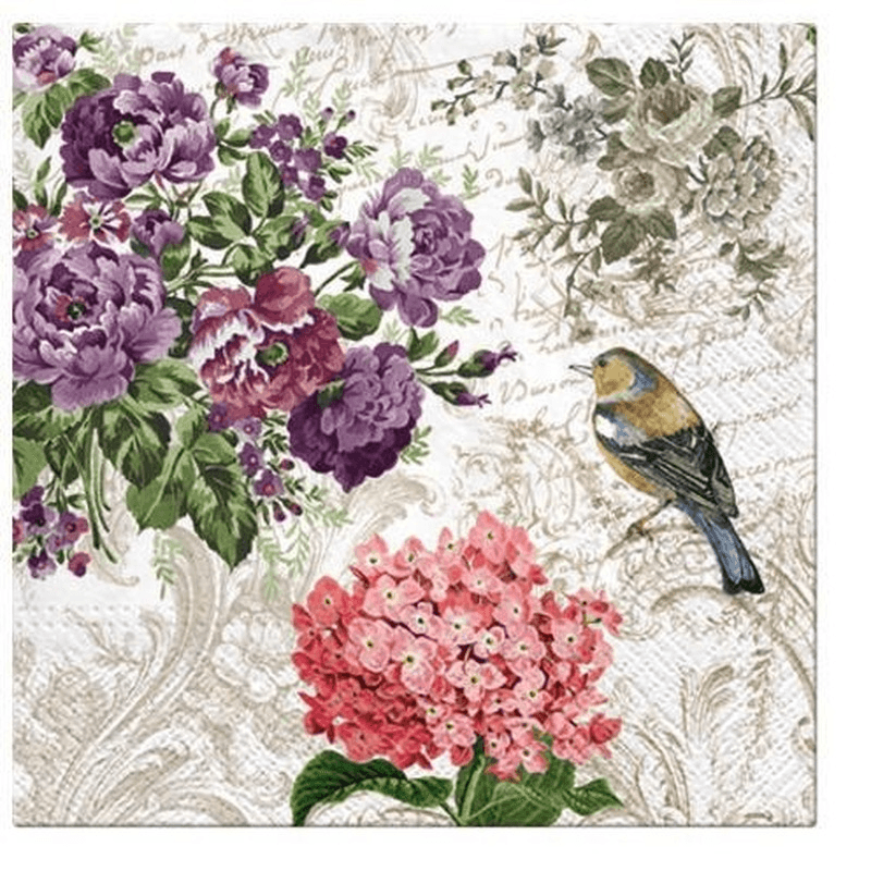 PAW Paw Lunch Napkins Charming Garden 