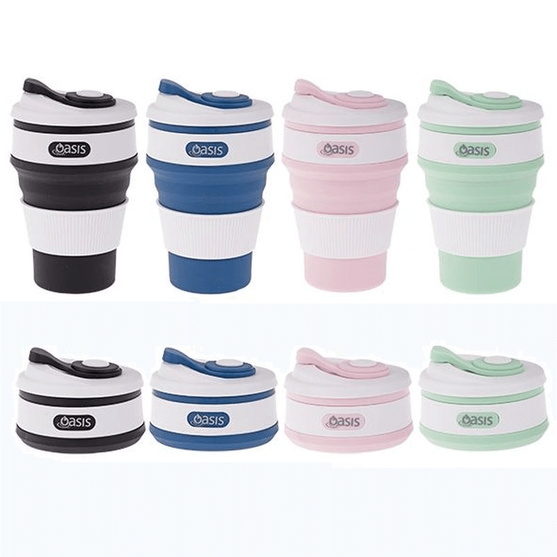 OASIS Oasis Collapsible Cup 12oz 4 Asst Colours 