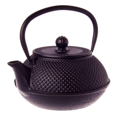 TEAOLOGY Teaology Cast Iron Teapot Fine Hobnail Black #4076BK - happyinmart.com.au