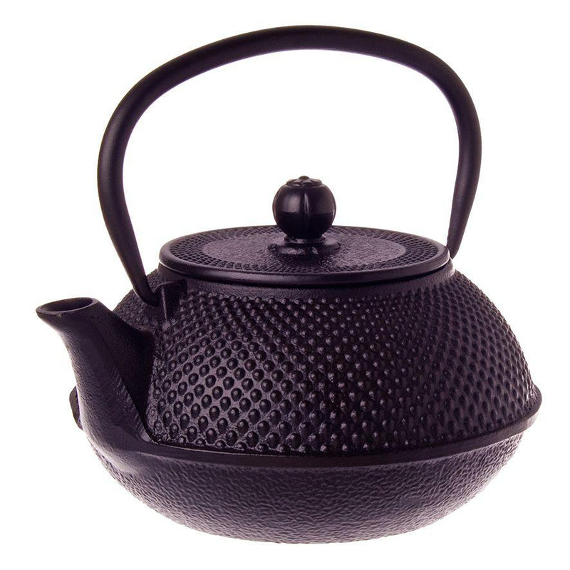 TEAOLOGY Teaology Cast Iron Teapot Fine Hobnail Black 