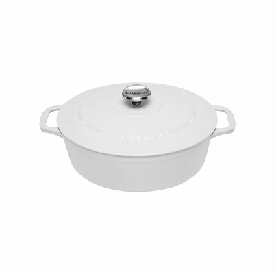 CHASSEUR Chasseur Oval French Oven 27cm 4l Brilliant White #19934 - happyinmart.com.au