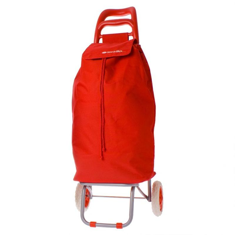 Shop Go Mode Shopping Trolley Red 