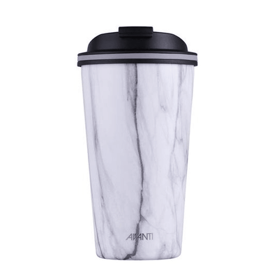 AVANTI Avanti Go Cup Double Wall Insulated Cup White Marble #13456 - happyinmart.com.au