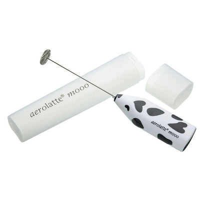 AEROLATTE Aerolatte Mooo Milk Frother With Case Cow Print 1 Piece #4126 - happyinmart.com.au