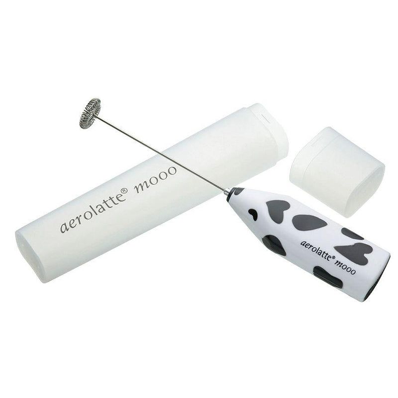 AEROLATTE Aerolatte Mooo Milk Frother With Case Cow Print 1 Piece 