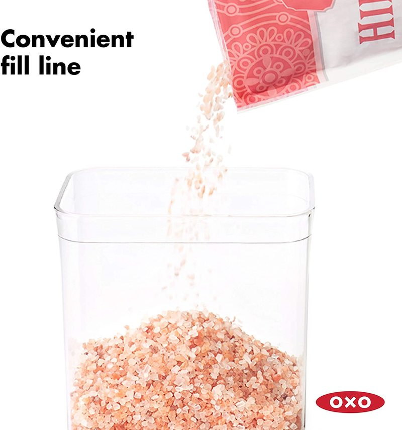 Oxo Good Grips 6 Piece Large Food Storage Canister Set With Scoops White 