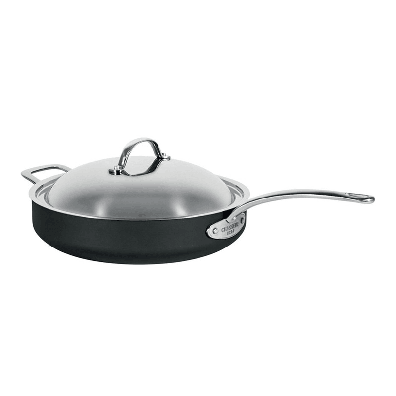 CHASSEUR Chasseur Cinq Etoiles Saute Pan With Lid And Helper Handle 