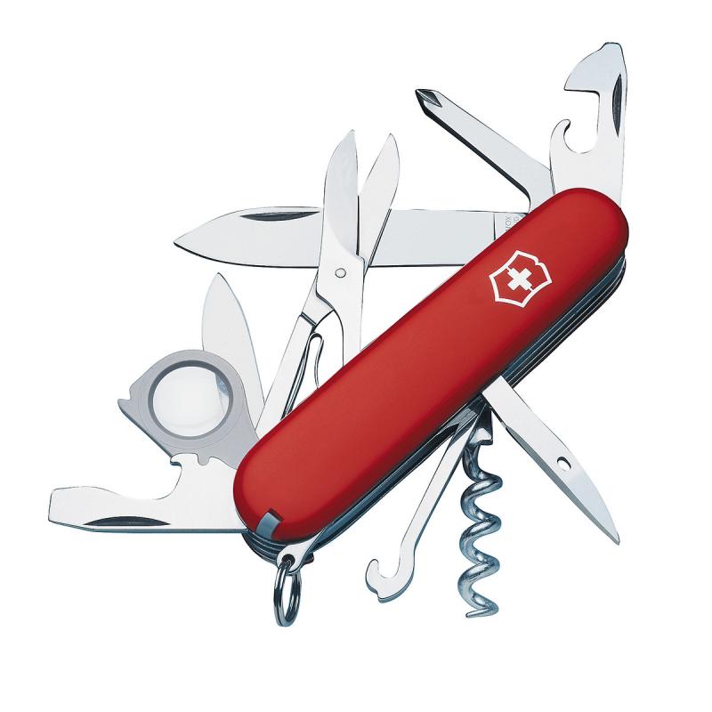 Victorinox Explorer Swiss Army Pocket Knife Red 16 Functions 