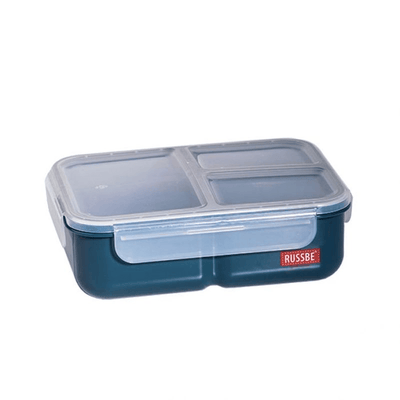 RUSSBE Russbe Inner Seal 2 Comp Lunch Bento Navy #8762NY - happyinmart.com.au