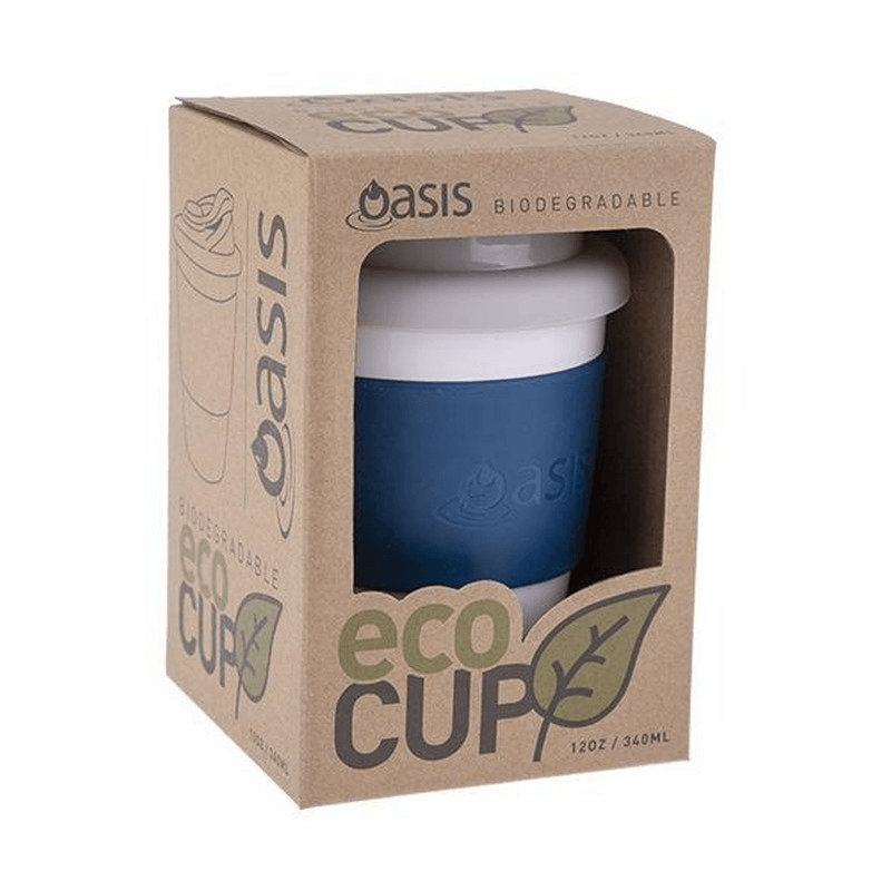 OASIS Oasis Biodegradable Eco Cup 12oz Navy 