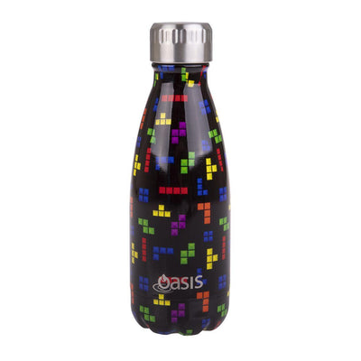 OASIS Oasis Stainless Steel Double Wall Insulated Drink Bottle Tetrimino #8877TM - happyinmart.com.au