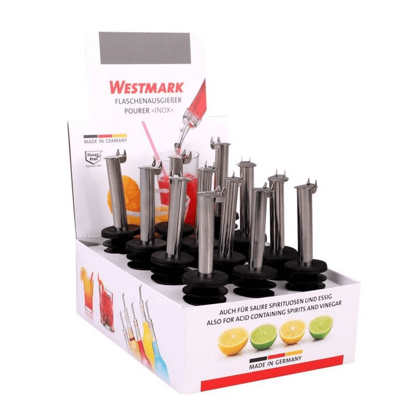 WESTMARK Westmark 1 Piece Bottle Pourers Stainless Steel Cdu 12 