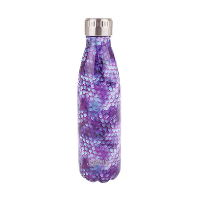 OASIS Oasis Stainless Steel Double Wall Insulated Drink Bottle Dragon Scales #8880DR - happyinmart.com.au