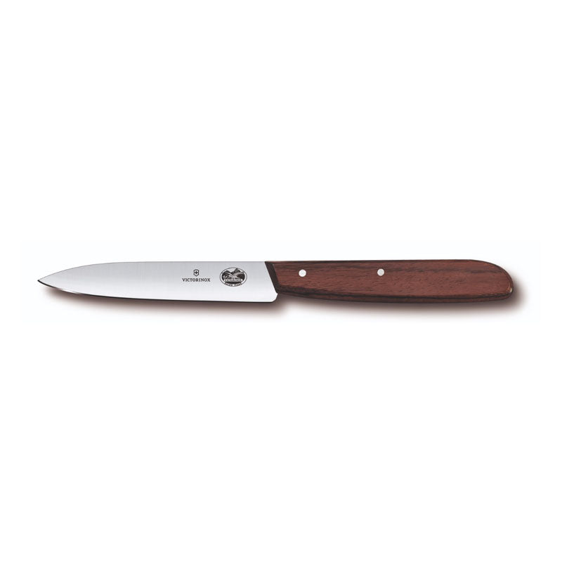 Victorinox Paring Knife 10cm Pointed Blade Rosewood 