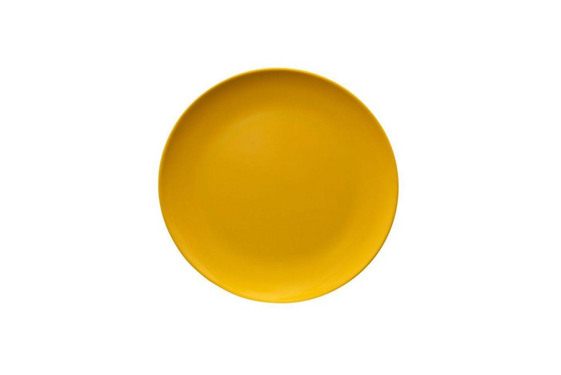 Serroni Single Color Melamine Dinner Plate 25cm Yellow 