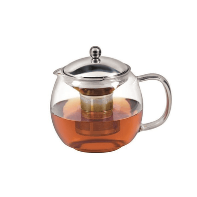 AVANTI Avanti Ceylon Glass Removable Stainless Steel Infuser Tea Pot #15748 - happyinmart.com.au