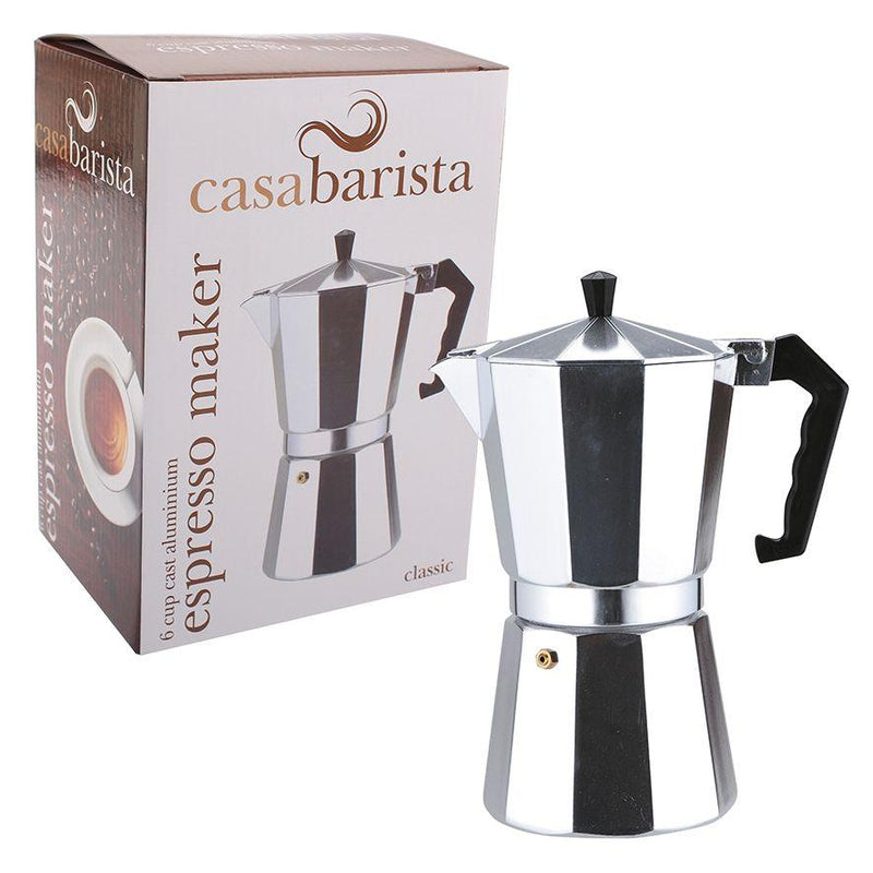 CASABARISTA Casabarista Classic 6 Cup Aluminium Espresso Maker 