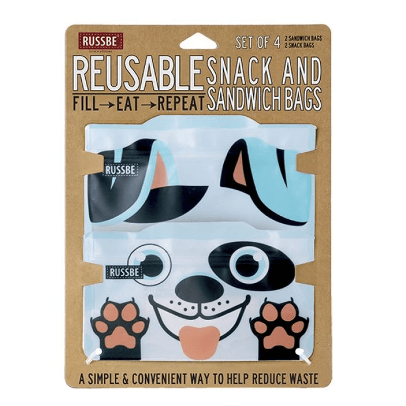 RUSSBE Russbe Snack Sandwich Bags Set 4 Dog 