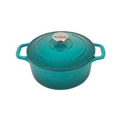 CHASSEUR Chasseur Round French Oven Mediterranean Blue #19968 - happyinmart.com.au