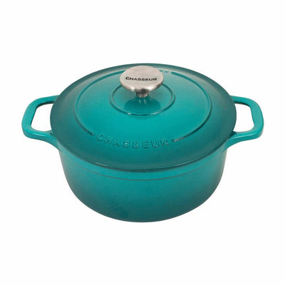 CHASSEUR Chasseur Round French Oven Mediterranean Blue #19969 - happyinmart.com.au