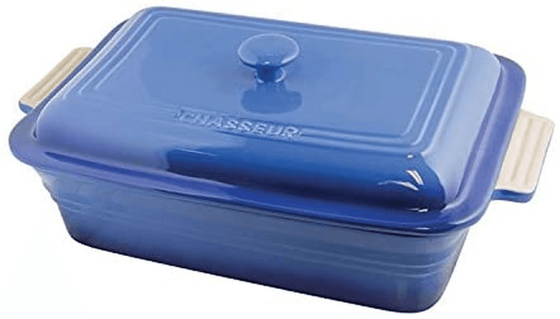 CHASSEUR Chasseur Rectangular Baker With Lid Blue 