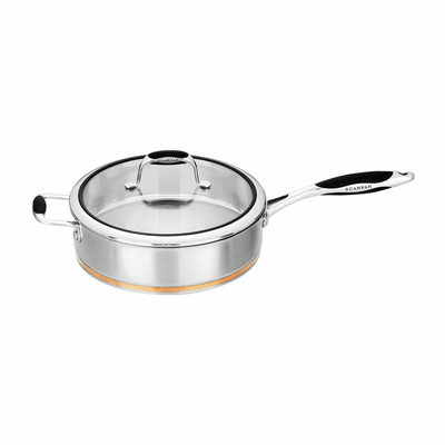 SCANPAN Scanpan Coppernox Saute Pan With Lid 28cm #26011 - happyinmart.com.au