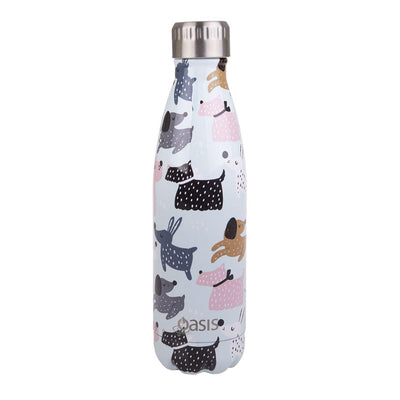 OASIS Oasis Stainless Steel Double Wall Insulated Drink Bottle Dog Park #8880DP - happyinmart.com.au