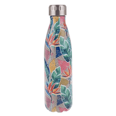 OASIS Oasis Stainless Steel Double Wall Insulated Drink Bottle Botanical #8880BO - happyinmart.com.au