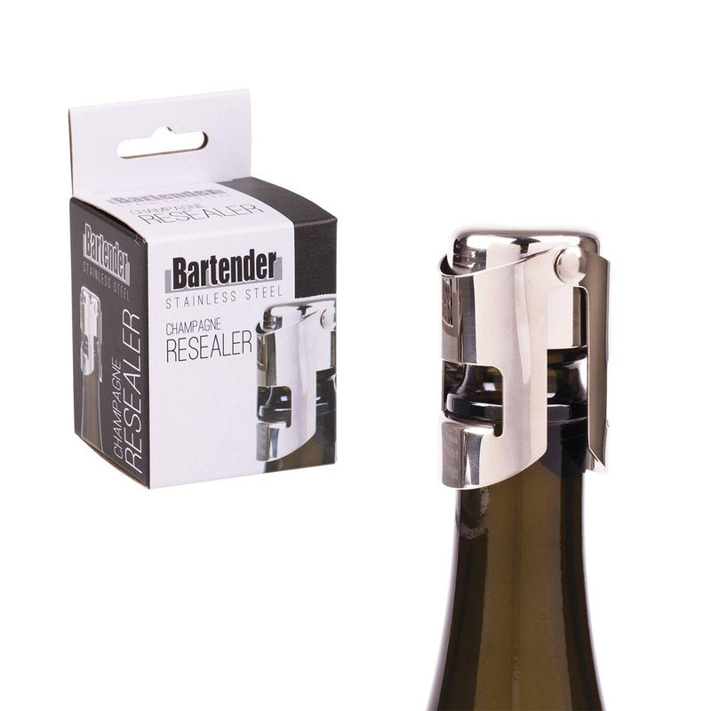 BARTENDER Bartender Stainless Steel Champagne Resealer 