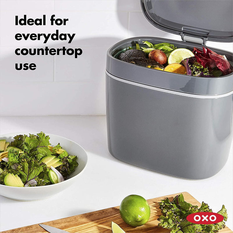 OXO Oxo Good Grips Easy Clean Compost Bin Charcoal 