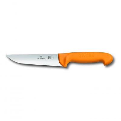 VICT PROF Victorinox Swibo Butchers Knife 16cm Straight Back Blade - Yellow | 5.8421.16 5.8421.16 - happyinmart.com.au