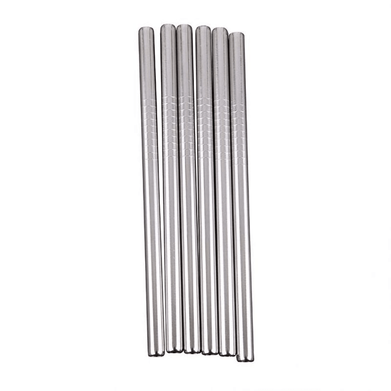 APPETITO Appetito Stainless Steel Cocktail Straws Bulk 1 Piece 