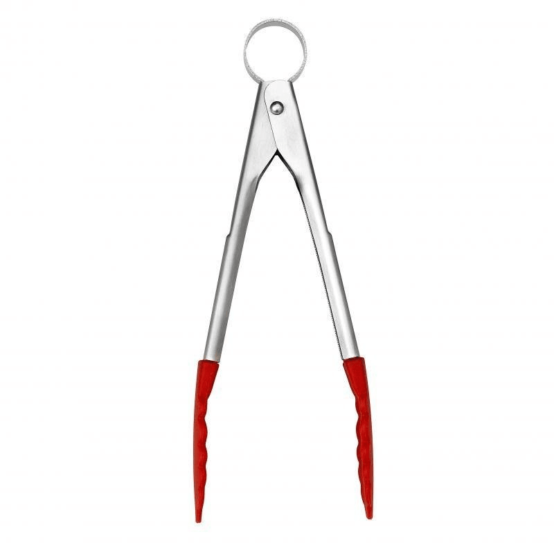 CUISIPRO Cuisipro Mini Tongs 18cm Red Stainless Steel 