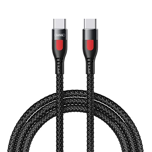 Remax Lesu Series Pd 65w Usb C Type C To Usb C Type C Fast Charging Data Cable Black 6 per Pack 