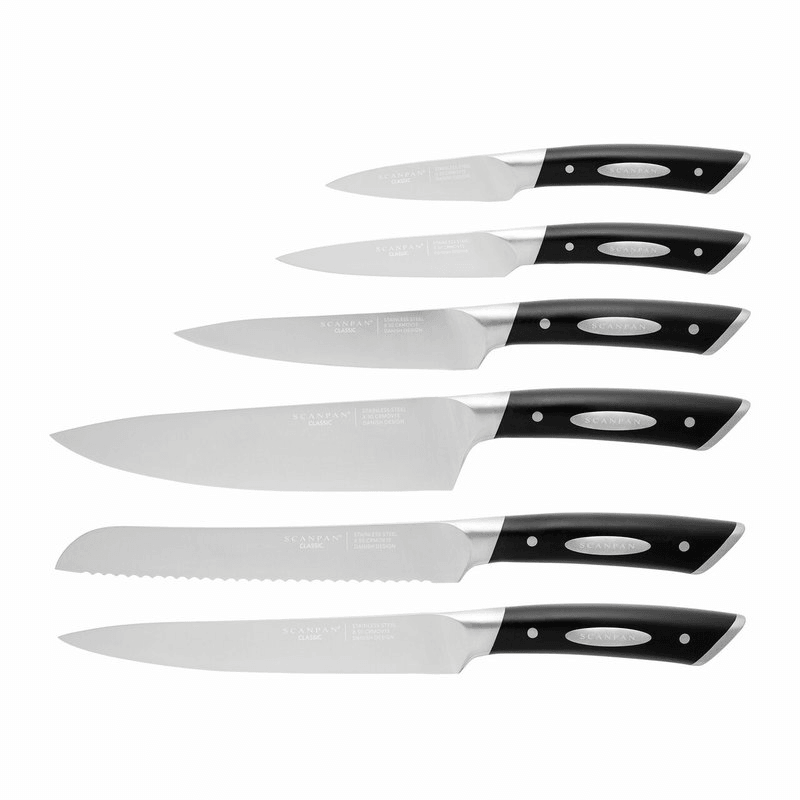 SCANPAN Scanpan Classic Stainless Steel Knife Set 7 Pieces 