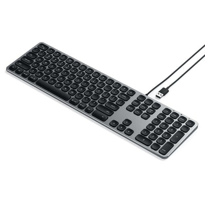 SATECHI Satechi Aluminium Wired Usb A Keyboard Grey #ST-AMWKM - happyinmart.com.au