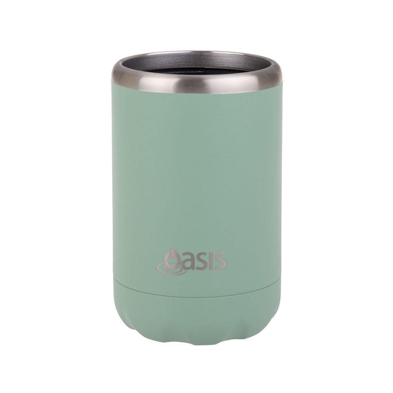 OASIS Oasis Stainless Steel Double Wall Insulated Cooler Can Sea Green 