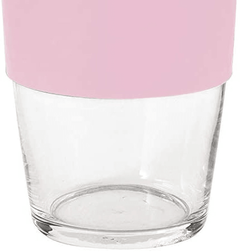 AVANTI Avanti Glass Gocup Reusable Coffee Cup 473ml Pink Mint Grey 