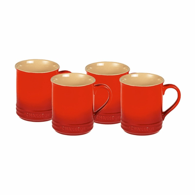 CHASSEUR Chasseur Mug Set Of 4 Red #19243 - happyinmart.com.au