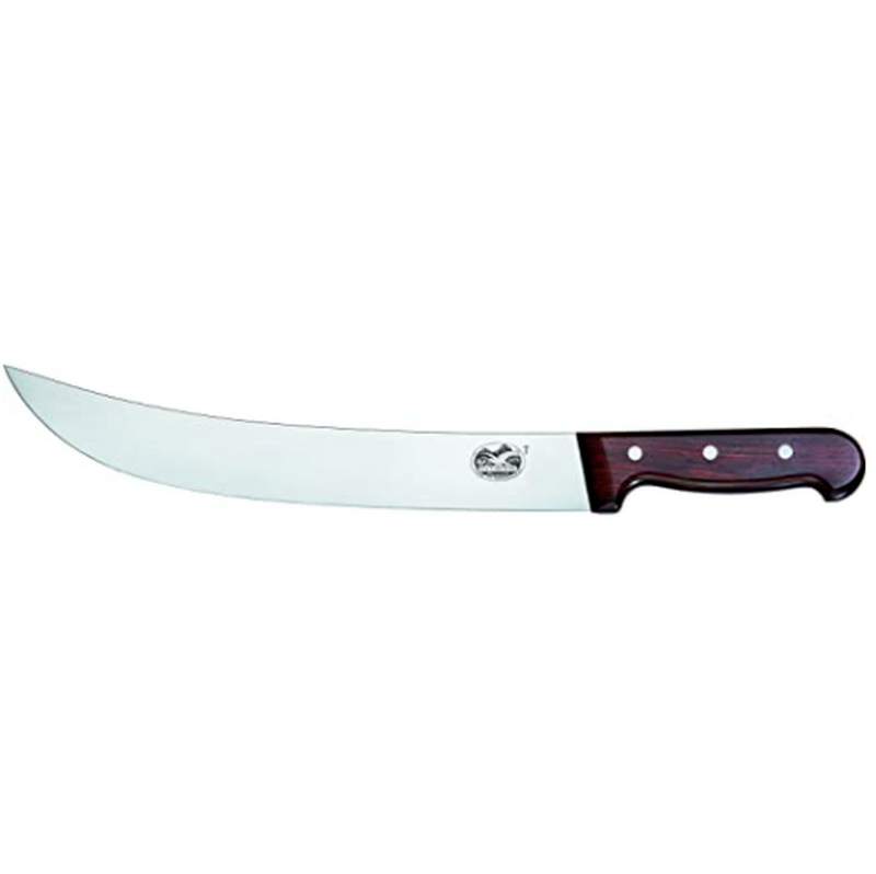 Victorinox Cimeter Knife 36cm Curved Wide Blade Rosewood 